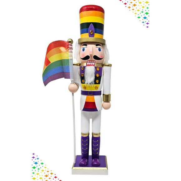 Holiday 15 Lgbtq Rainbow Pride Soldier Nutcracker Christmas Decor